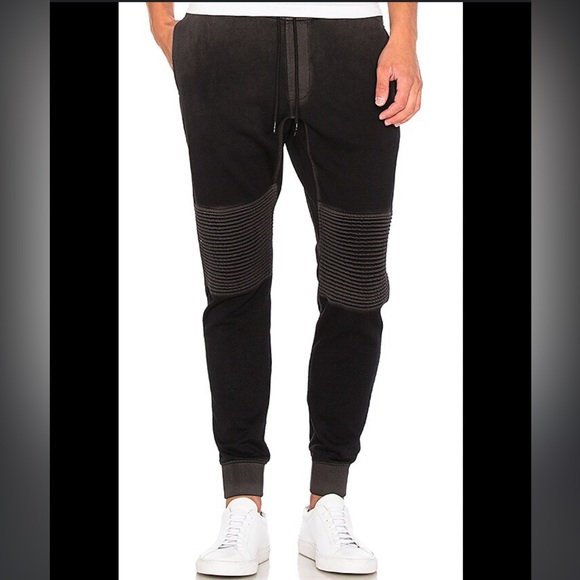 Cotton Citizen The Biker Jogger in Vintage Black Moto Sweatpants Small Unisex - Picture 5 of 14